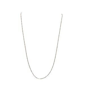 Sterling Silver .925 Box Chain Necklace 18" Italy 1.83g Vintage